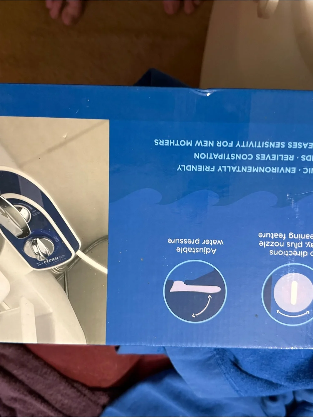 200 Bidet - Blue Hygienic Bathroom Accessory